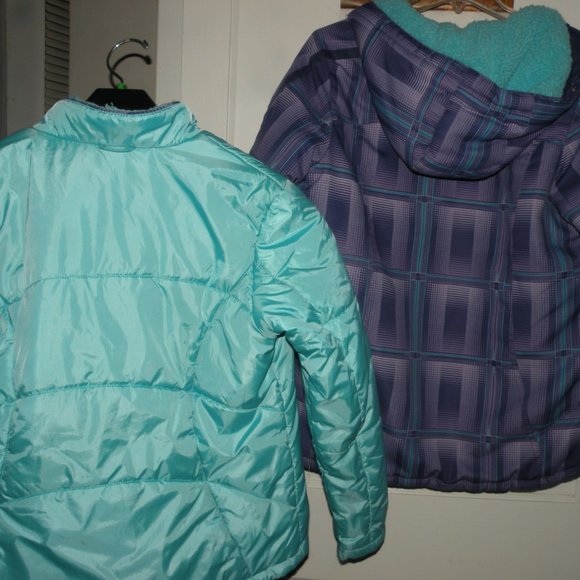 ZeroXPosur double jacket L 14 PURPLE TURQUOISE SNOWBOARD SNOW SKI - Picture 5 of 6